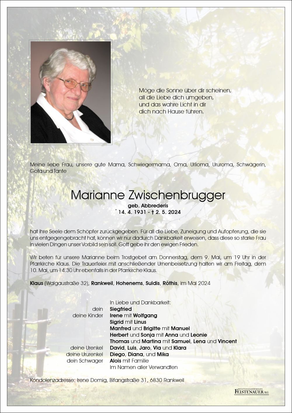 Marianne  Zwischenbrugger